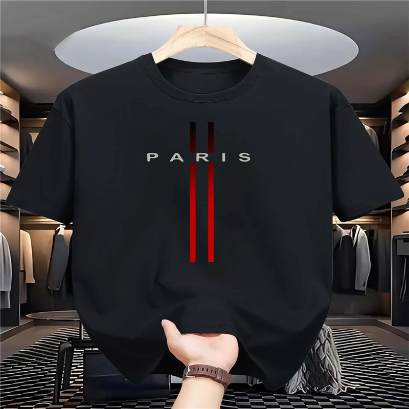 Paris Men'S Fashion - Men's 100% pure cotton summer casual