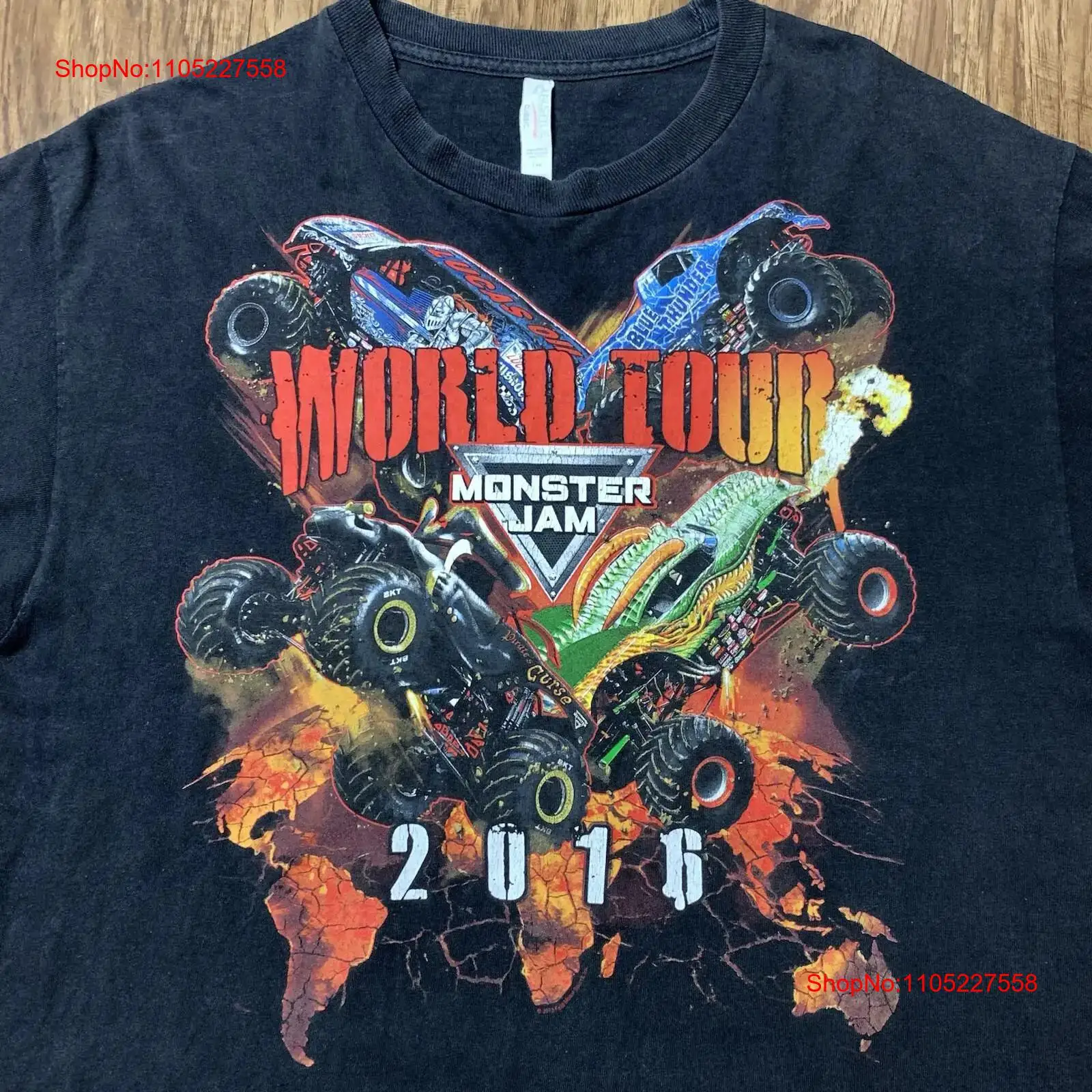 Mens Fashion World - Monster Jam T Shirt Size Large