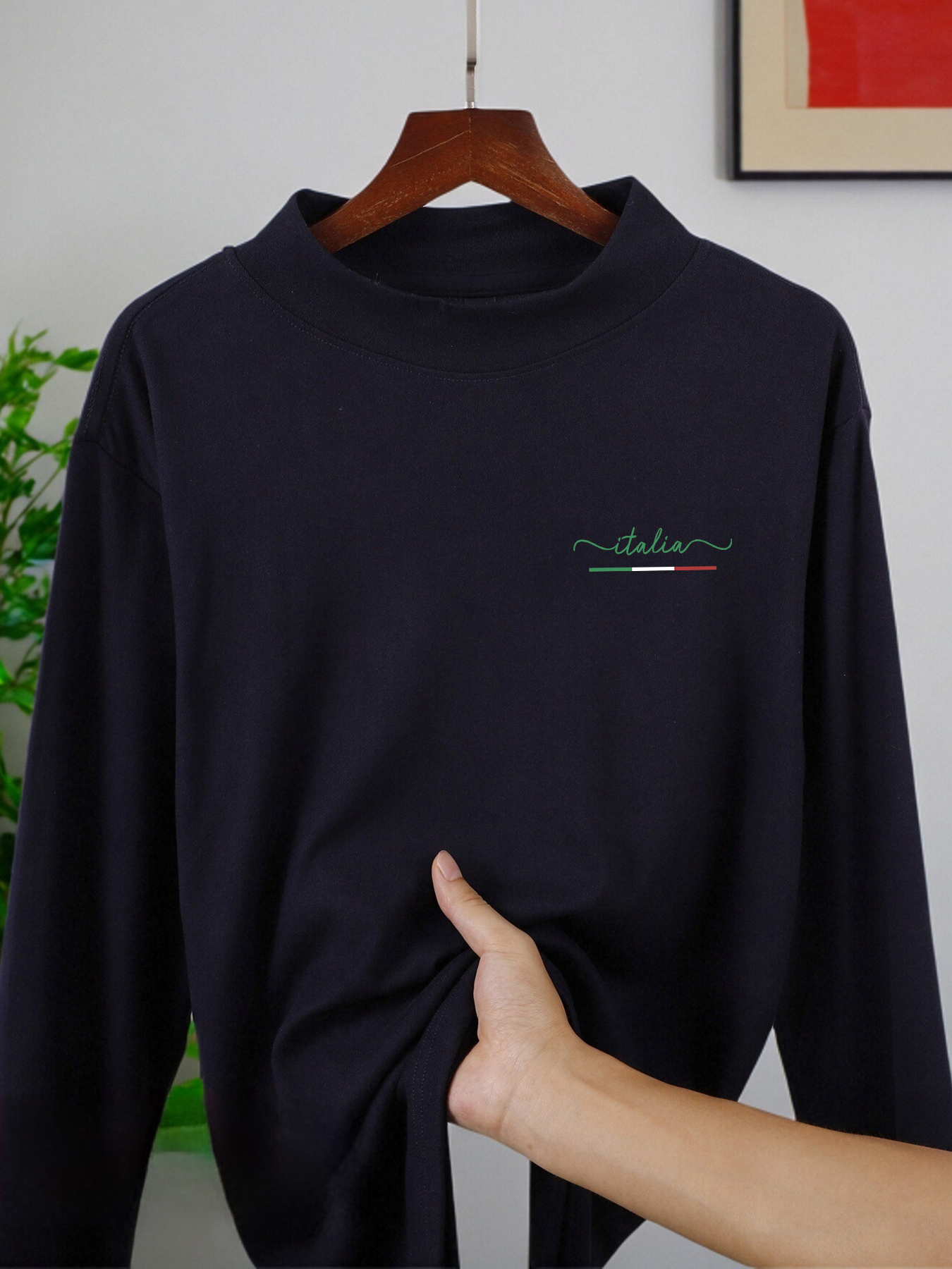 Mens Fashion Top - Classic Colors Representing Italy Pattern Men'S