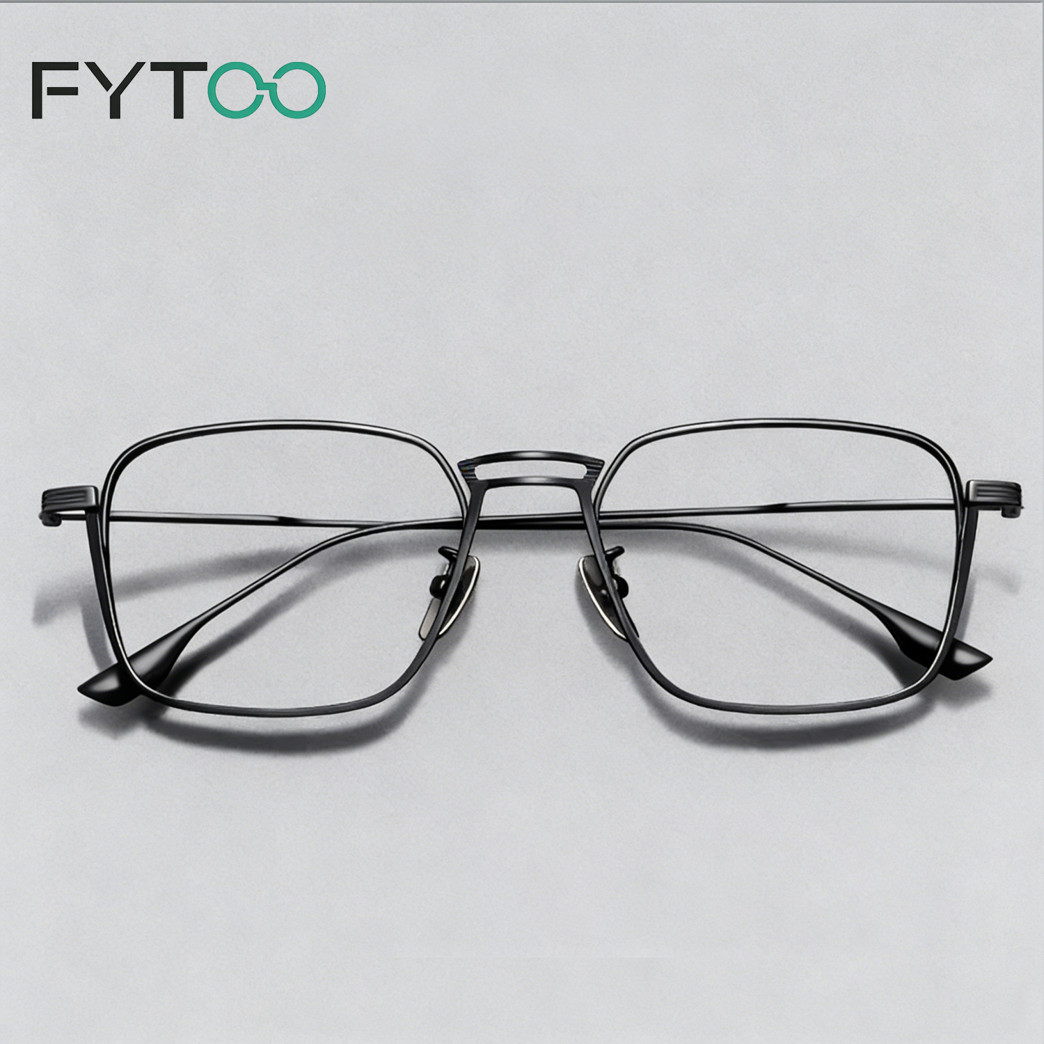 Men'S Fashion Non Prescription Glasses - FYTOOMetal Frame Plain Eyeglasses Women Men