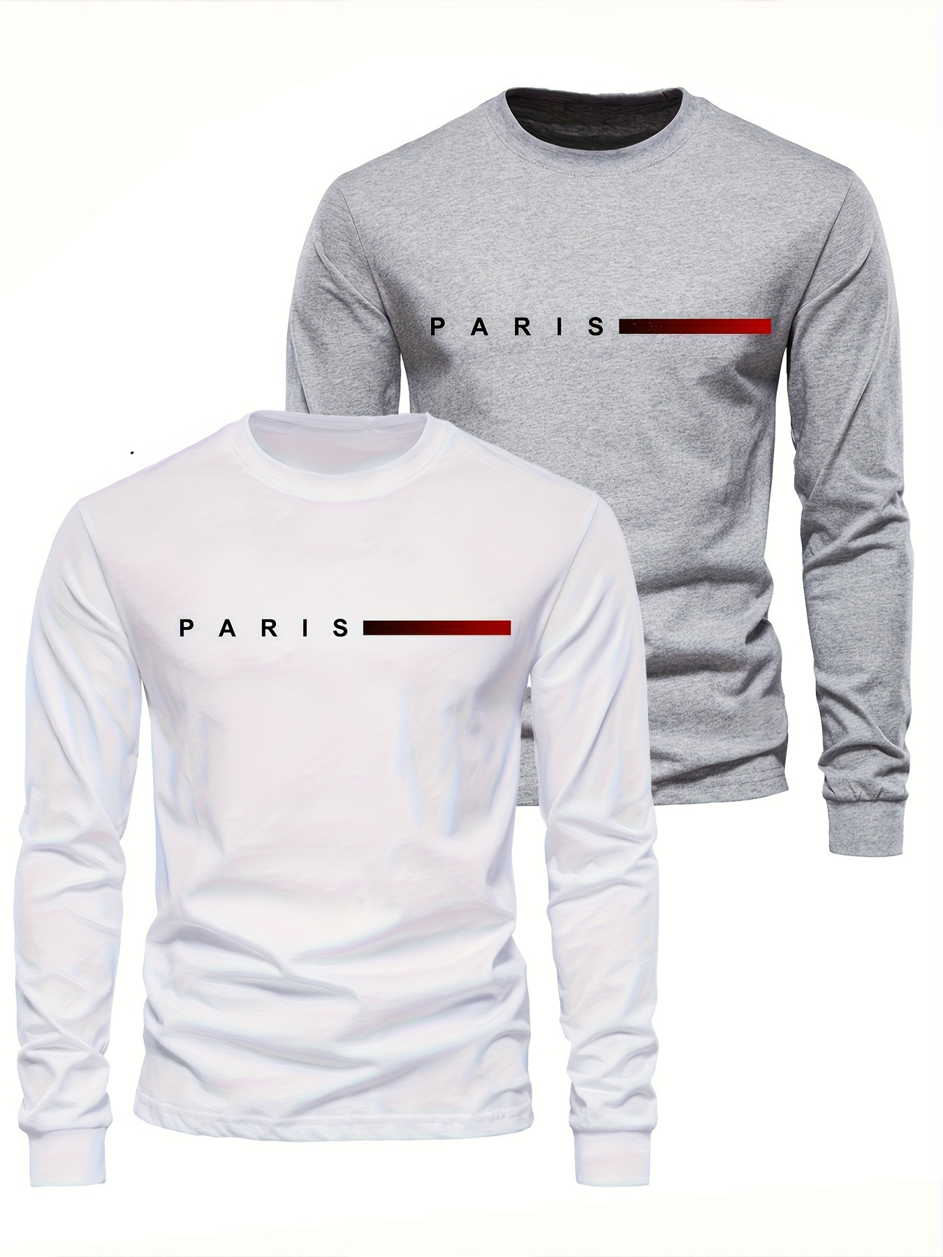 Paris Men'S Fashion - Fashionable Paris Letter Print Men's 100%