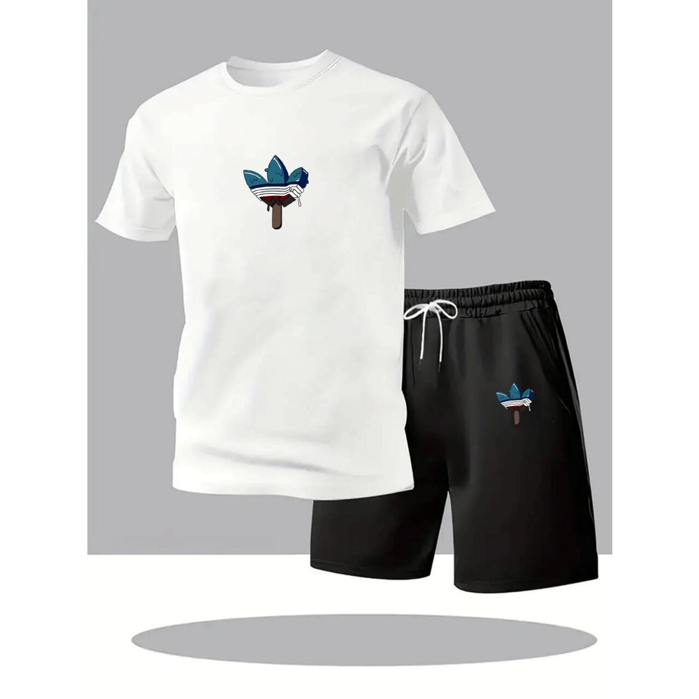 Quality Men'S Fashion - Summer Men's Sets Fashion Tracksuit Men