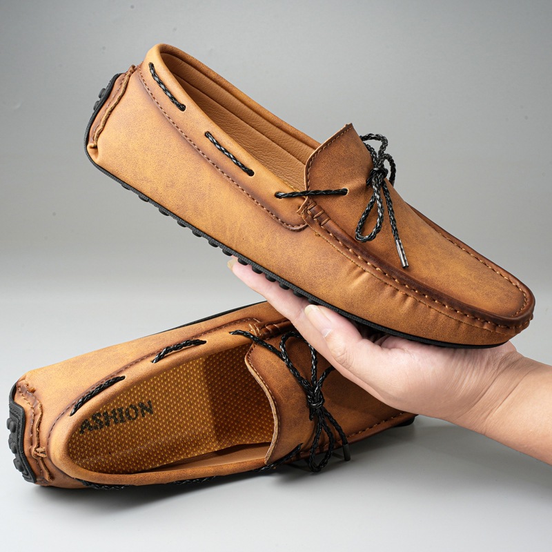 Men'S Fashion Loafers Shoes - Men Leather Casual Shoes High Quality