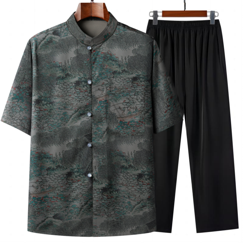 Quality Men'S Fashion - （Shirts+Pants） 2026 Summer Men Fashion Trend