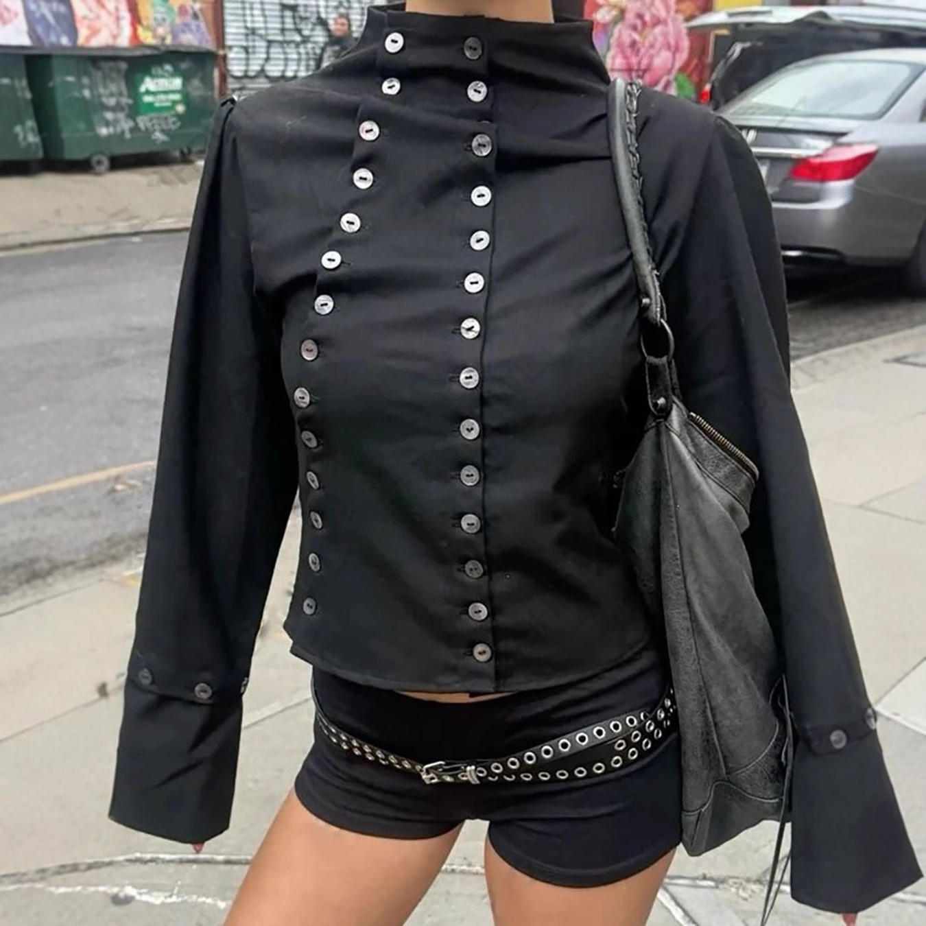 Mens Fashion Top - Personalized fashion street trend solid color