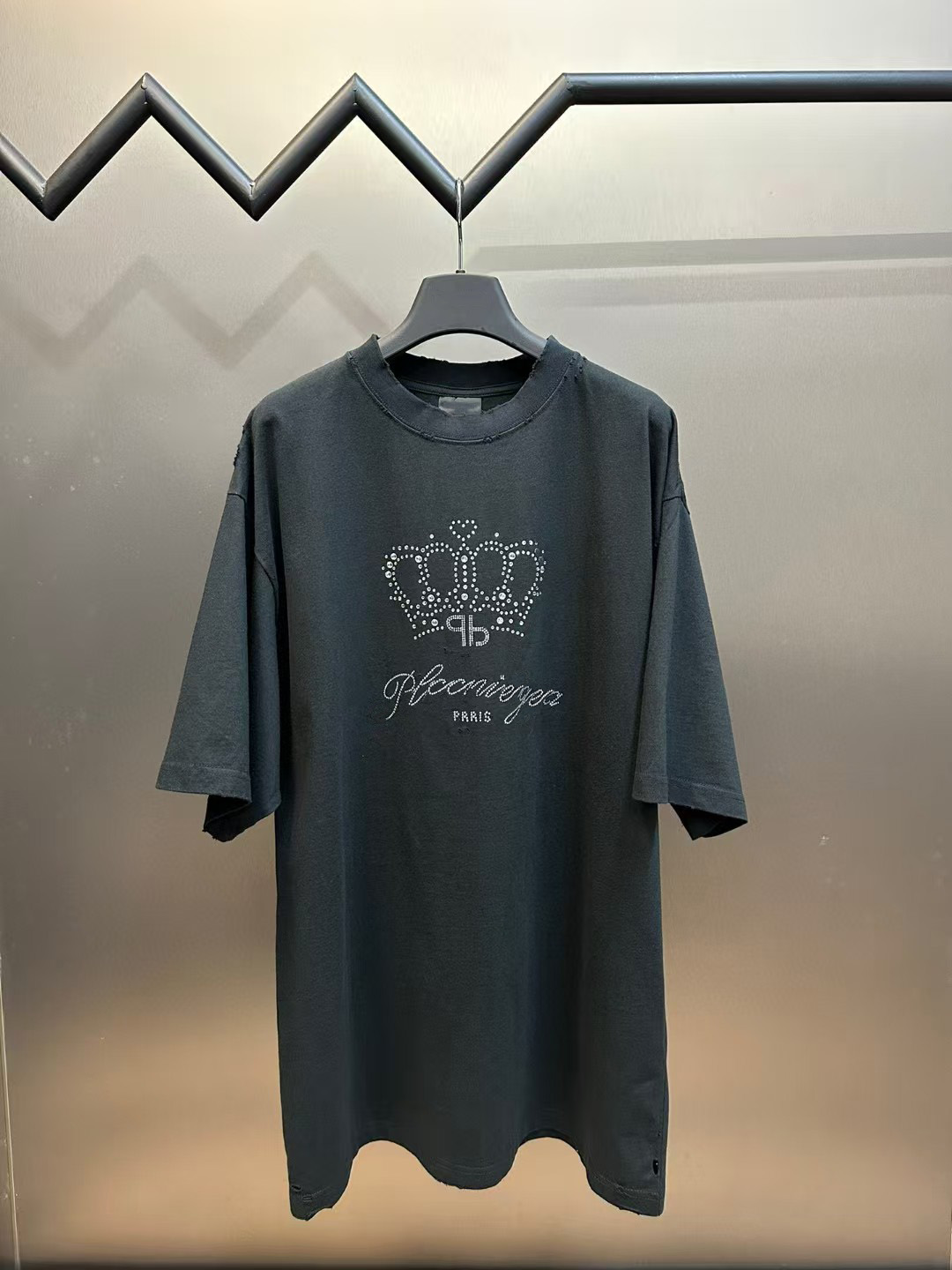 Paris Men'S Fashion - BLCCNIEGEA Heavyweight High-Quality Paris B T-Shirt