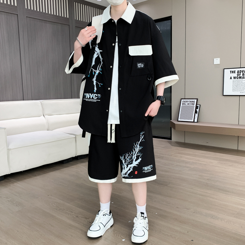 Quality Men'S Fashion - Shirt+shorts 2026 Summer New style Men's
