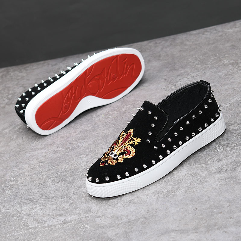 Rivets embroidery Coiffeur bla - Suede Loafers Men recensione e prezzo