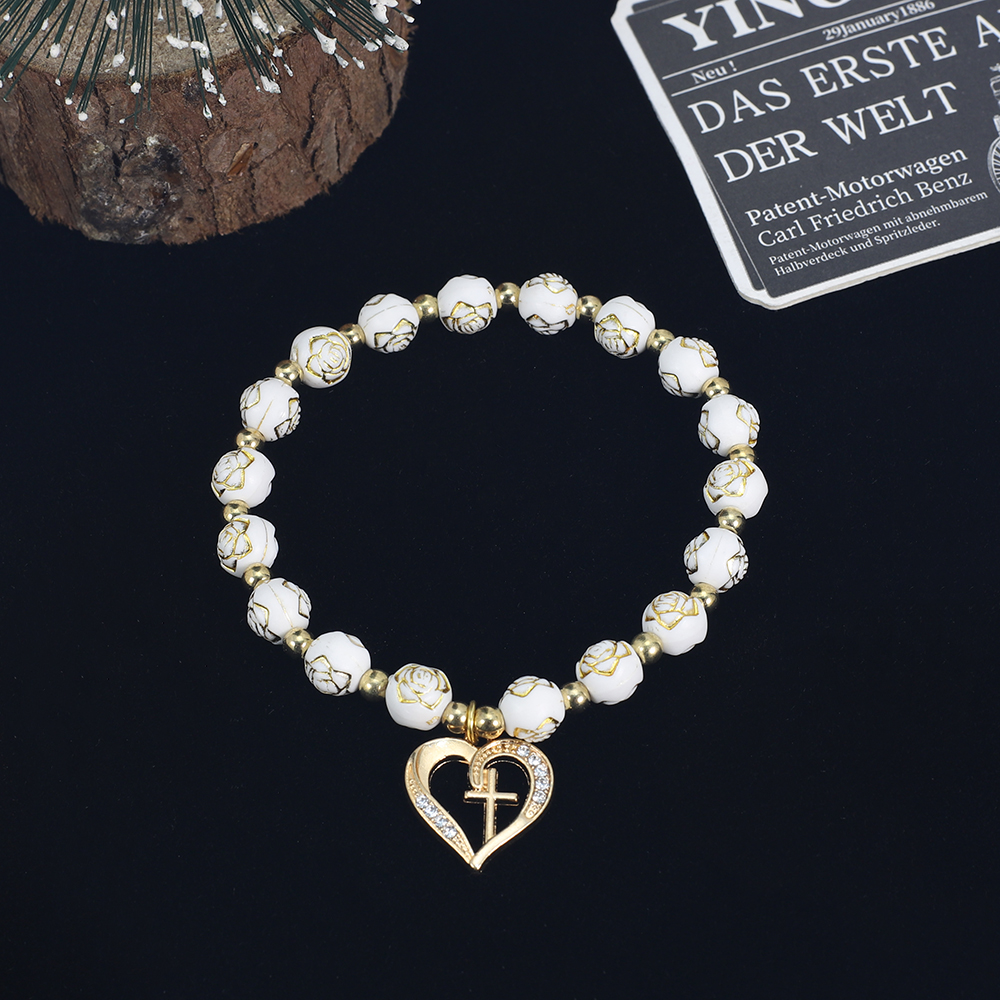 Exquisite Heart shaped cross R - Fashion Men Vogue recensione e prezzo