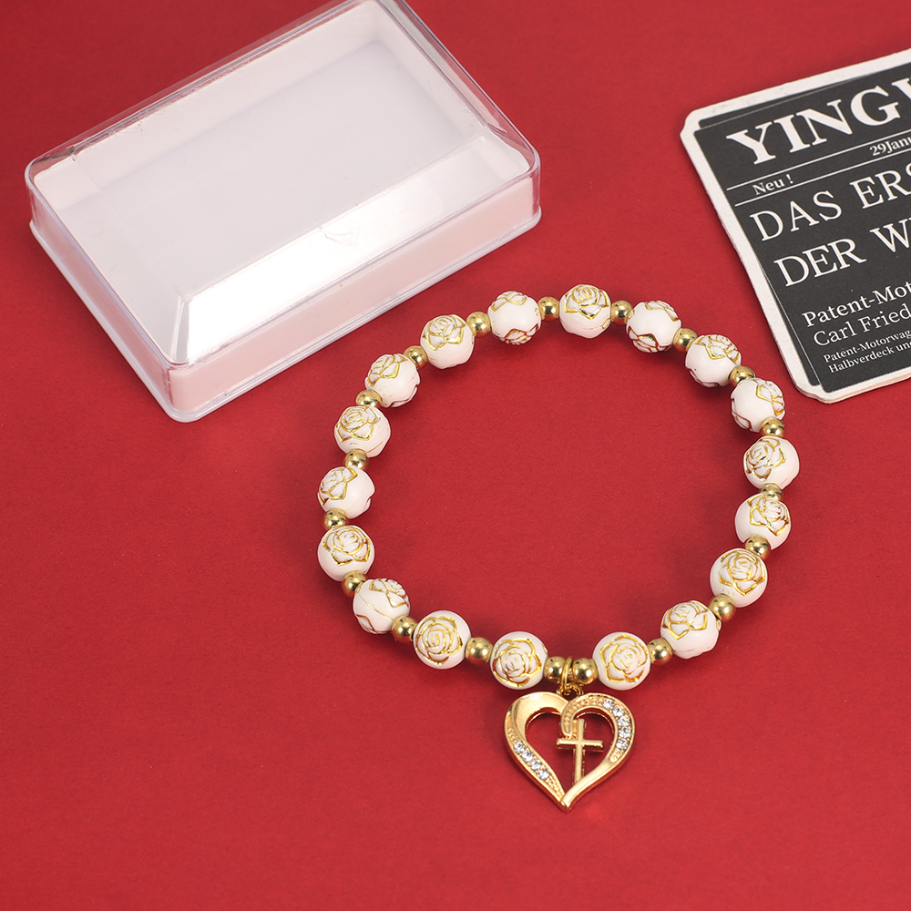 Exquisite Heart shaped cross R - Fashion Men Vogue recensione e prezzo