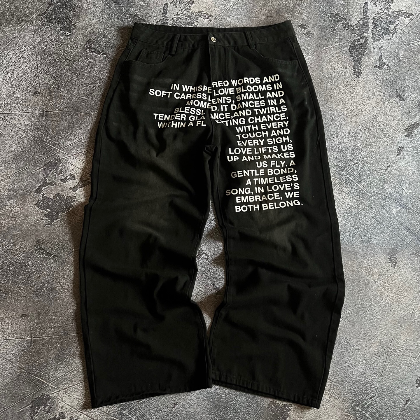 American Pattern Letter Jeans  - Men'S Fashion Hoodies recensione e prezzo