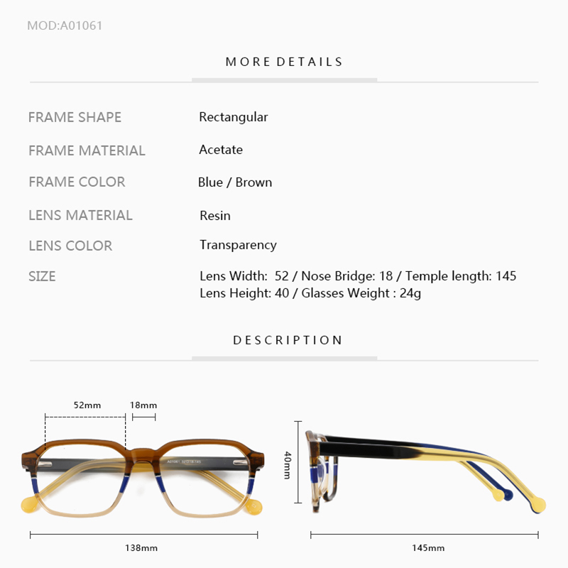 ZENOTTIC Men's Fashion Square  - Mens Fashion Reading Glasses recensione e prezzo