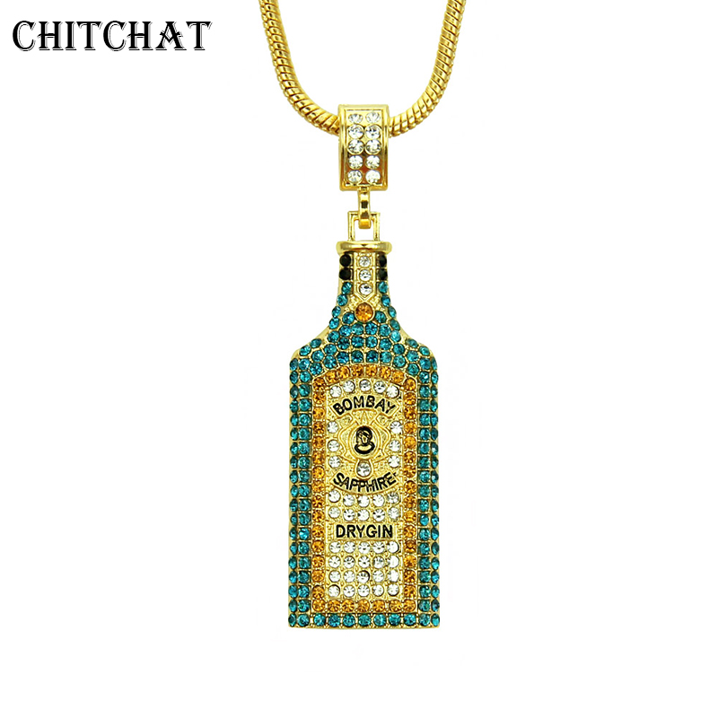 Big Wine bottle Necklaces Full - Fashion Men Vogue recensione e prezzo