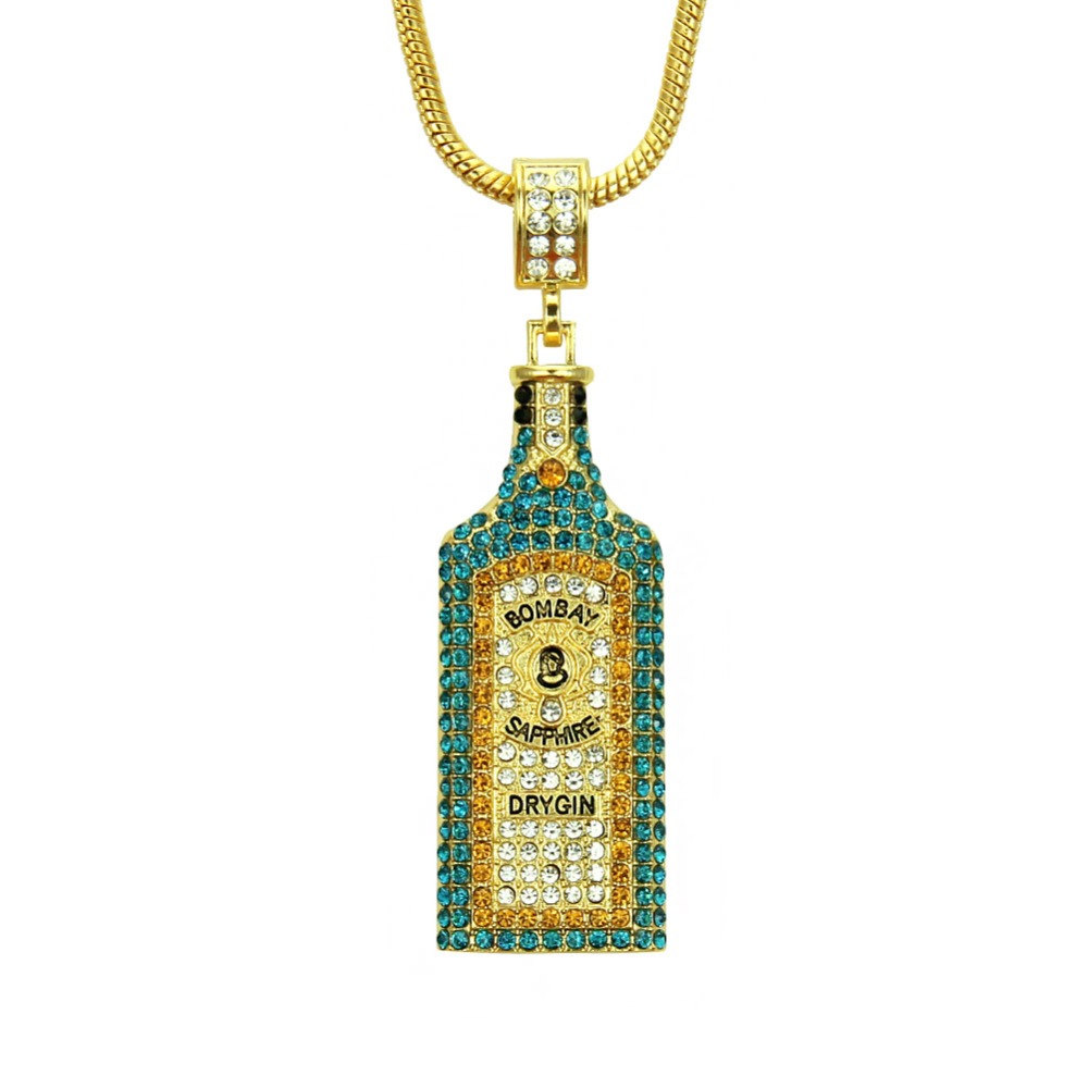 Big Wine bottle Necklaces Full - Fashion Men Vogue recensione e prezzo