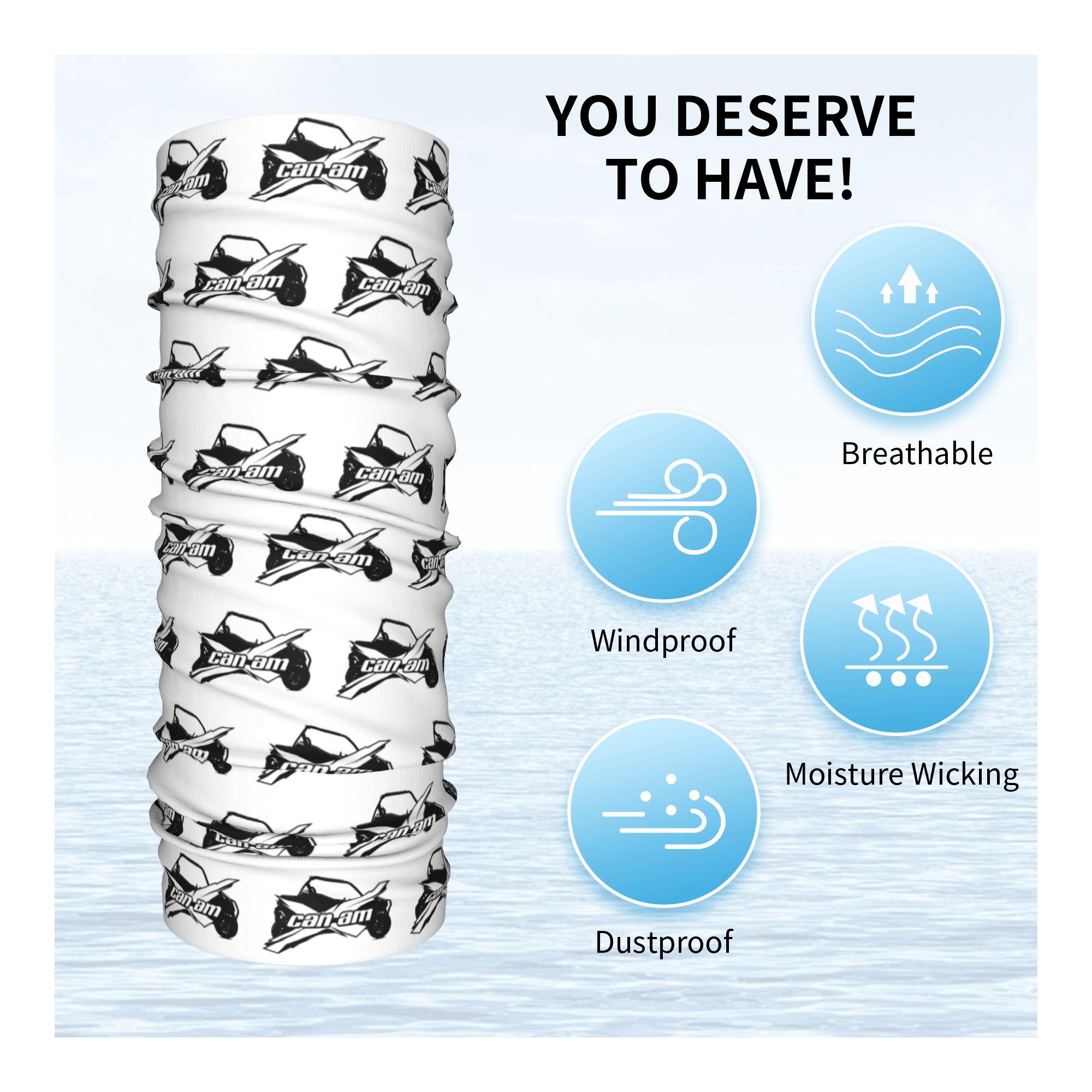 Custom Can Am Bandana Winter N - Men'S Fashion Logo recensione e prezzo