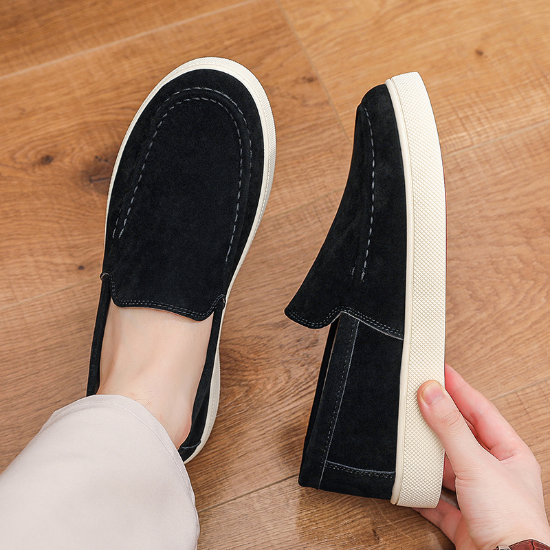 Men's Casual Shoes Suede Leath - Men'S Fashion Loafers Shoes recensione e prezzo