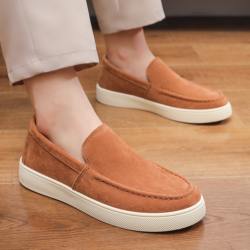 Men's Casual Shoes Suede Leath - Men'S Fashion Loafers Shoes recensione e prezzo