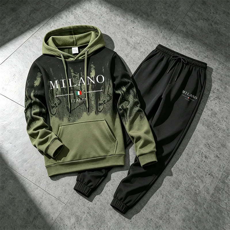 Italy Fashion Sportswear 2pcs  - Men'S Fashion Hoodies recensione e prezzo
