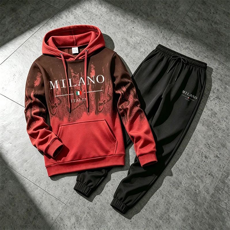 Italy Fashion Sportswear 2pcs  - Men'S Fashion Hoodies recensione e prezzo