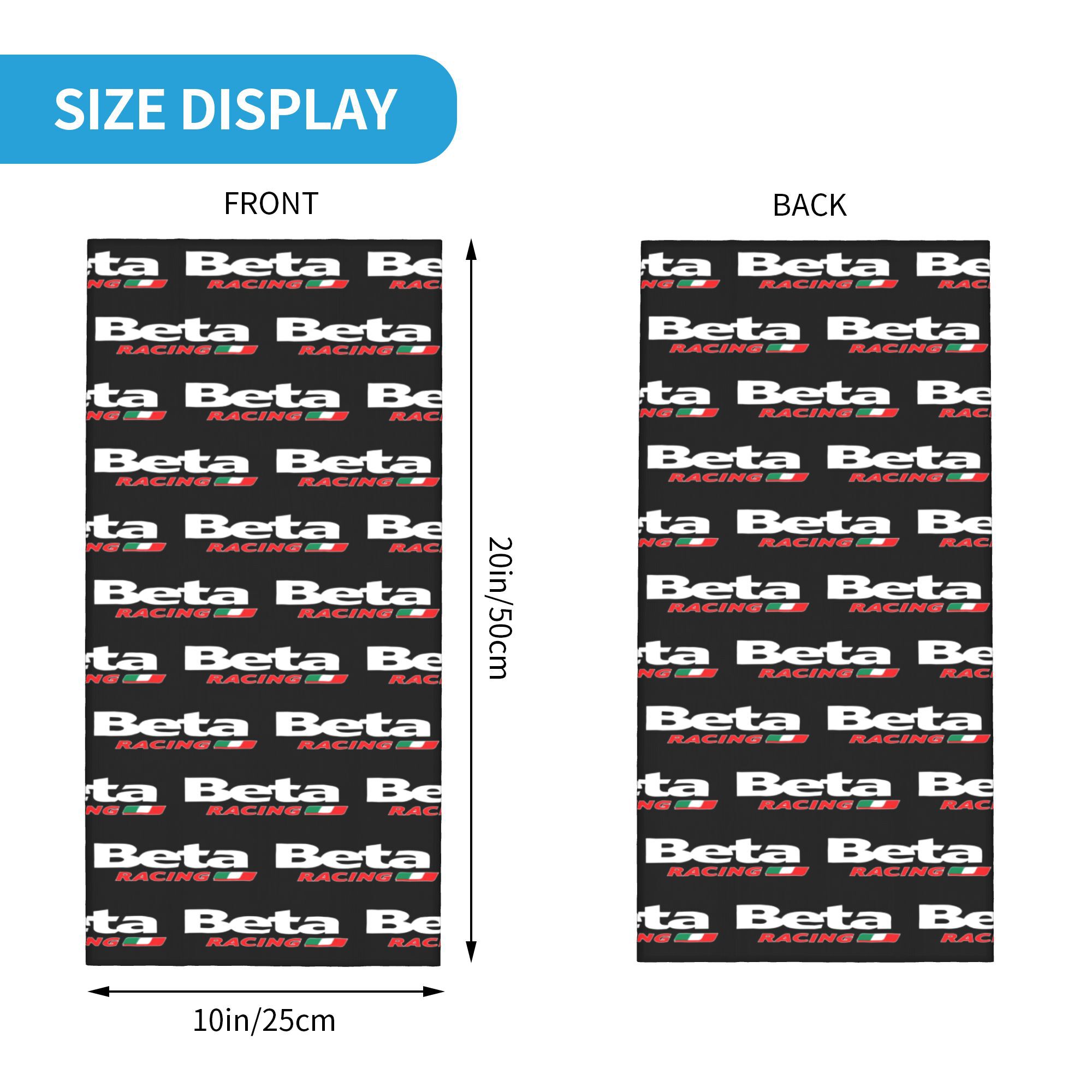 Custom B-Betas  Motor Bandana  - Men'S Fashion Logo recensione e prezzo