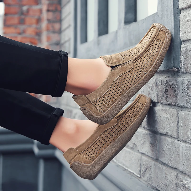 Men Loafers High-quality Slip  - Suede Loafers Men recensione e prezzo