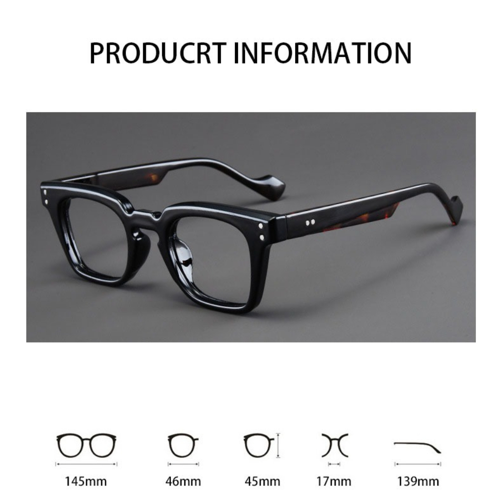 New Large-frame Eyeglasses Fas - Men'S Fashion Non Prescription Glasses recensione e prezzo