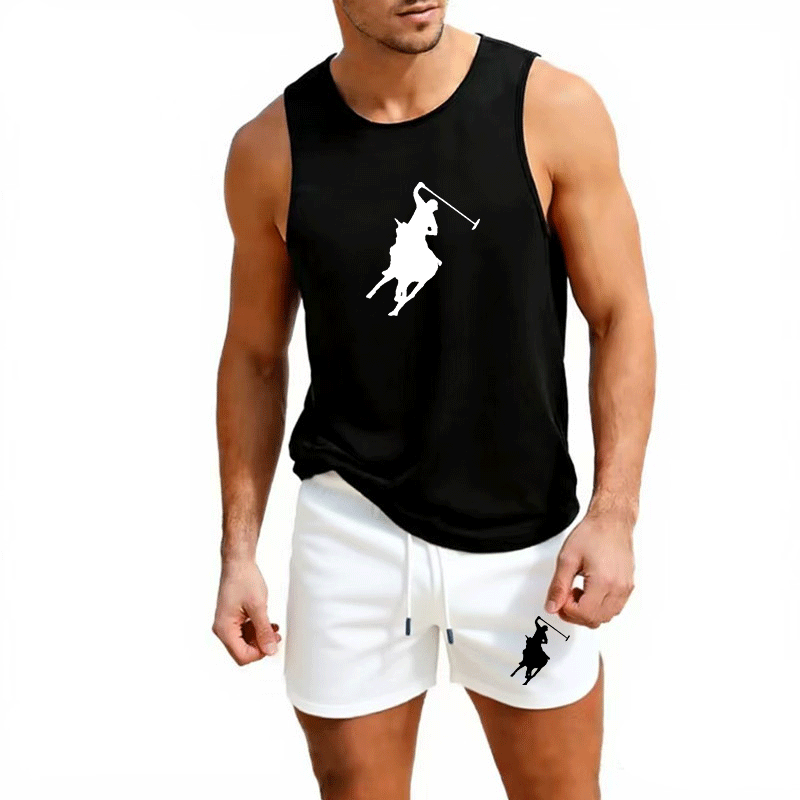 European Men Summer Vest and S - Mens Fashion Casual recensione e prezzo