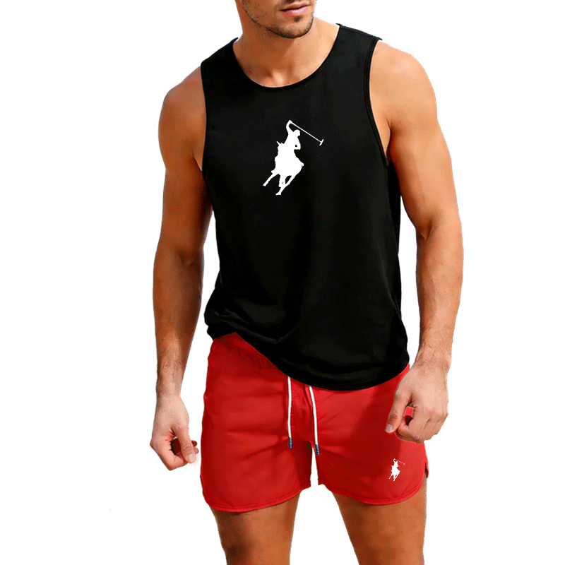 European Men Summer Vest and S - Mens Fashion Casual recensione e prezzo
