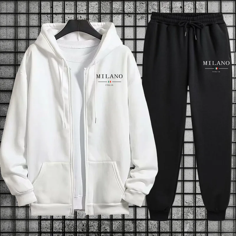 Spring 2026 Men's Tracksuit Ca - Men'S Fashion Hoodies recensione e prezzo