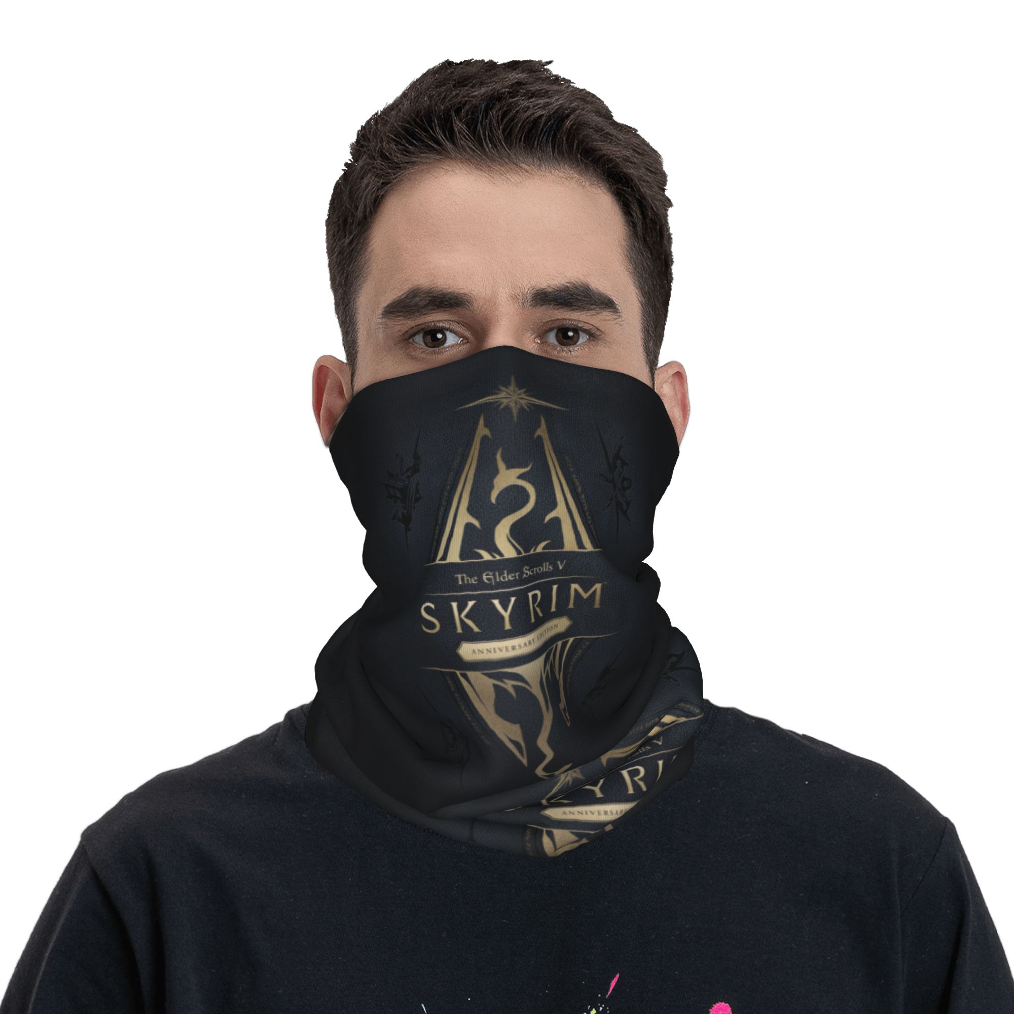 Custom Skyrim Logo Bandana Win - Men'S Fashion Logo recensione e prezzo