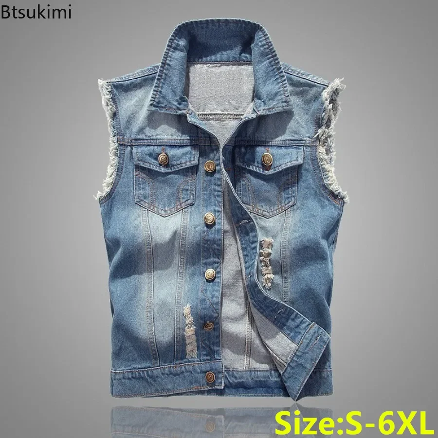 Fashion New Denim Sleeveless J - Men'S Fashion Vest With Jeans recensione e prezzo