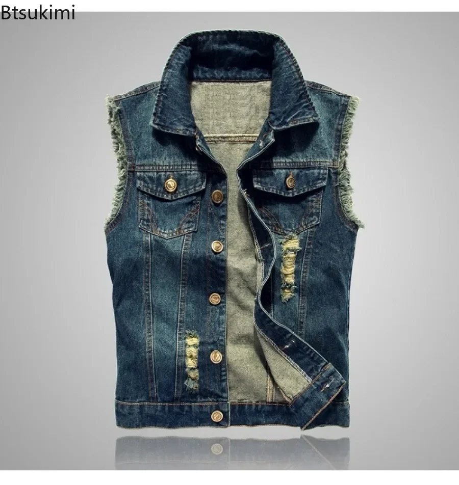Fashion New Denim Sleeveless J - Men'S Fashion Vest With Jeans recensione e prezzo