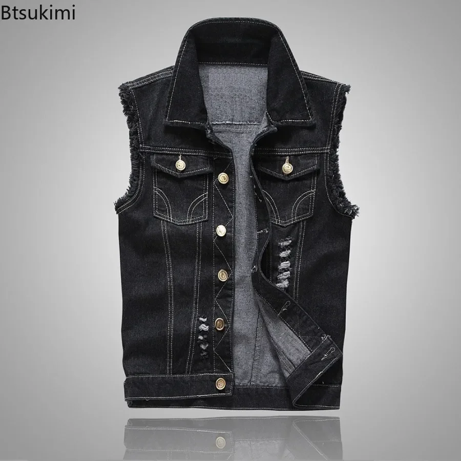 Fashion New Denim Sleeveless J - Men'S Fashion Vest With Jeans recensione e prezzo