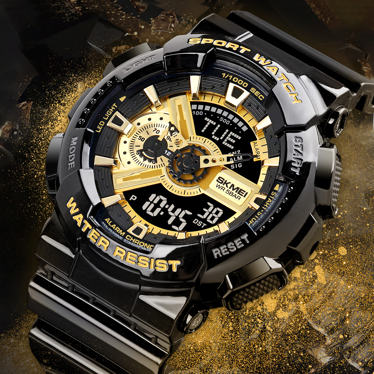 SKMEI World Time LED Light Dig - Mens Fashion World recensione e prezzo