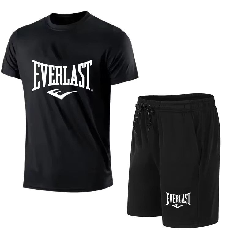 EVERLAST Men's T-shirt + Short - Men Fashion Upper recensione e prezzo