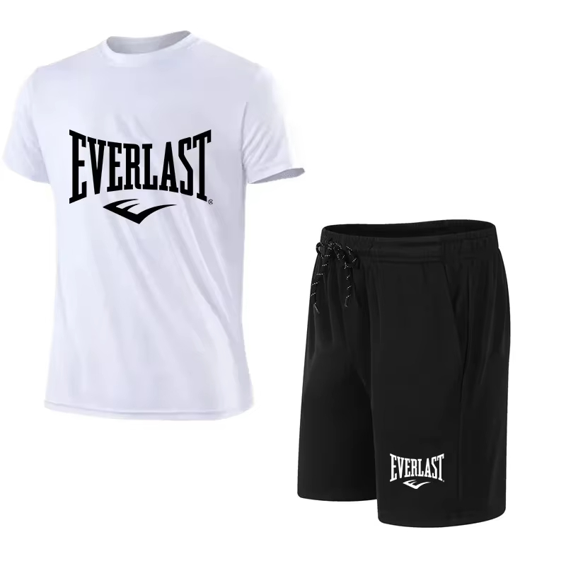 EVERLAST Men's T-shirt + Short - Men Fashion Upper recensione e prezzo