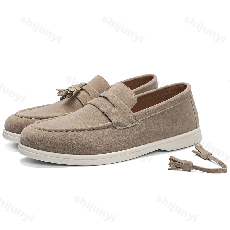 Men Flat Loafers Frosted Suede - Men'S Fashion Loafers Shoes recensione e prezzo