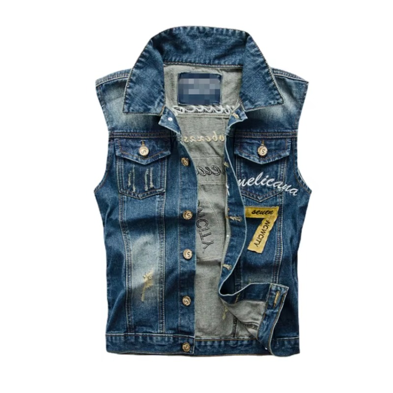 Men Slim Denim Vests Waistcoat - Men'S Fashion Vest With Jeans recensione e prezzo