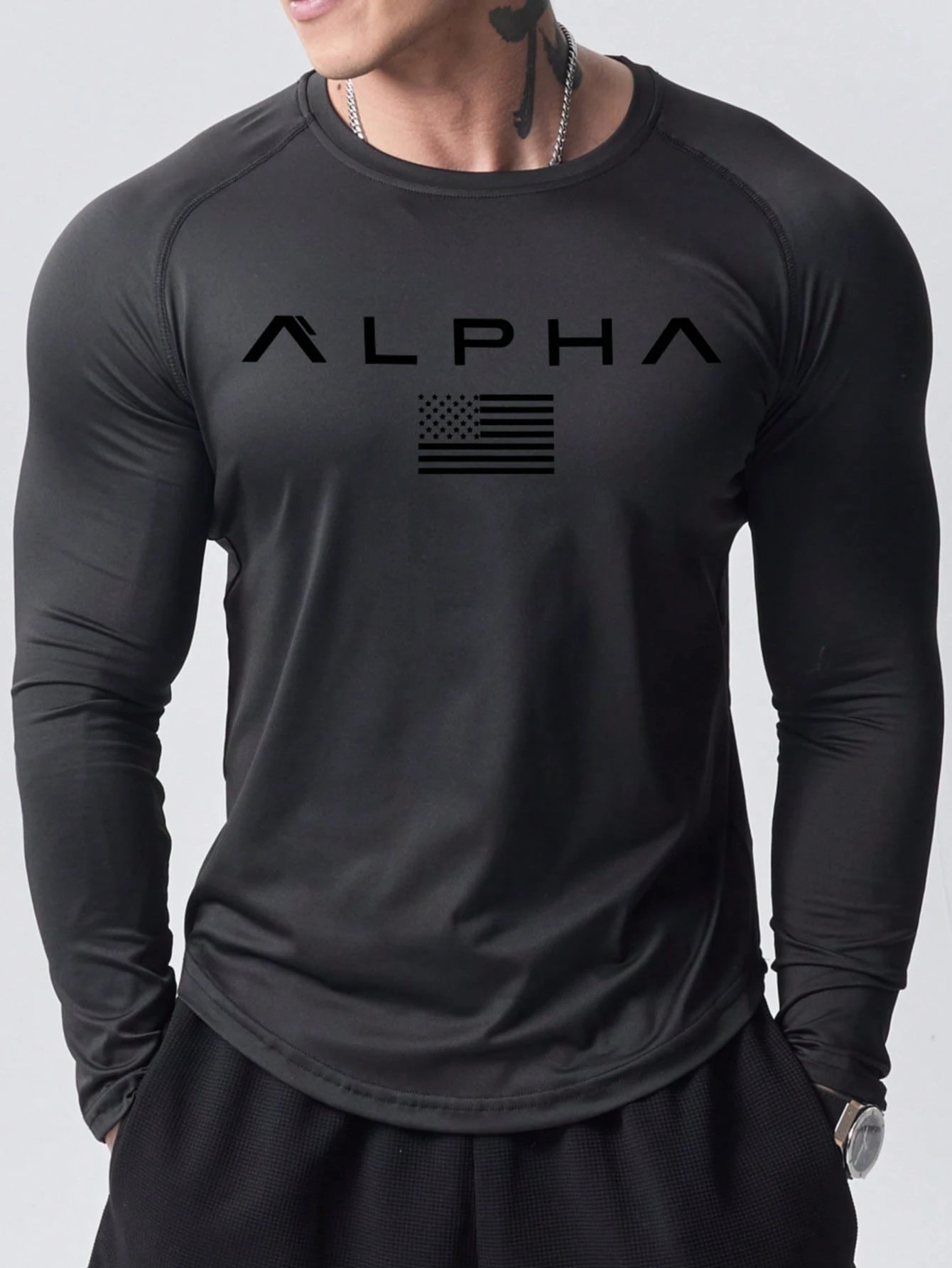 New men's long-sleeved T-shirt - Mens Fashion Top recensione e prezzo