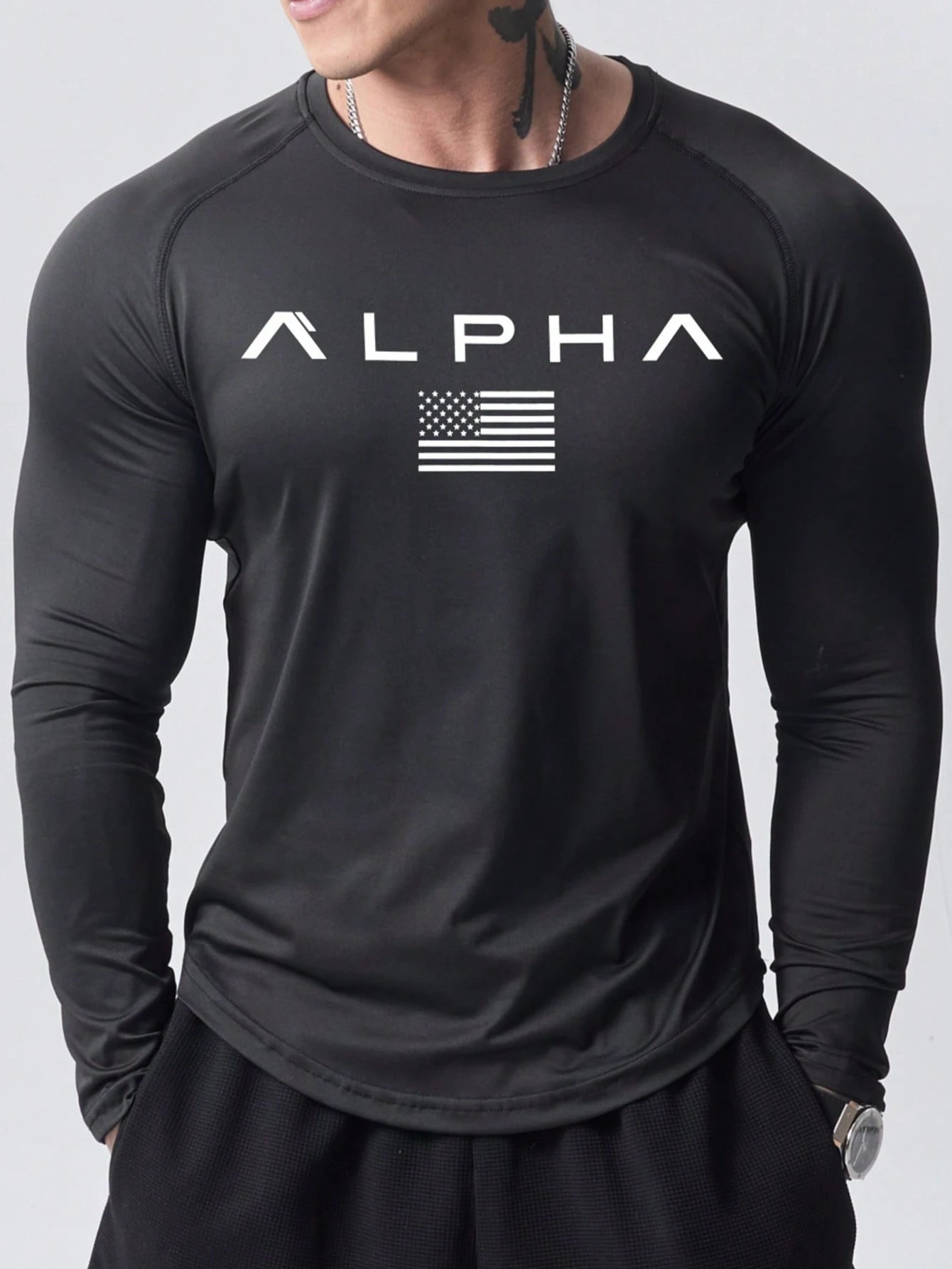 New men's long-sleeved T-shirt - Mens Fashion Top recensione e prezzo