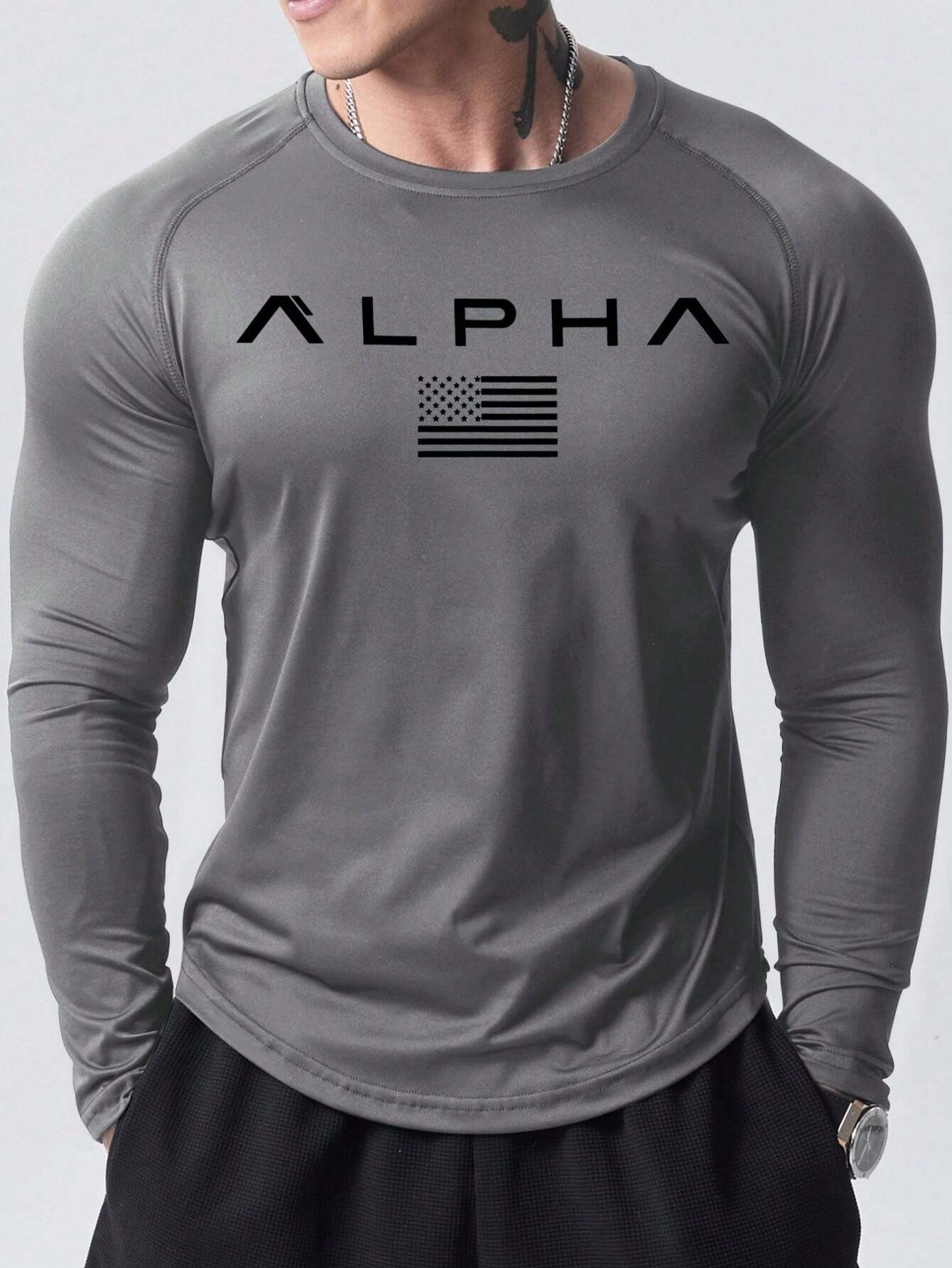 New men's long-sleeved T-shirt - Mens Fashion Top recensione e prezzo
