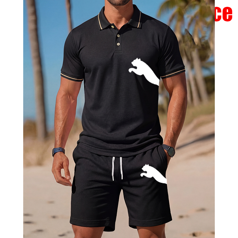 Men's Casual Short-Sleeved Pol - Men'S Fashion Outfits 2026 recensione e prezzo