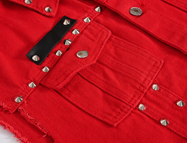 Men Rivet Punk Style Denim Ves - Men'S Fashion Vest With Jeans recensione e prezzo