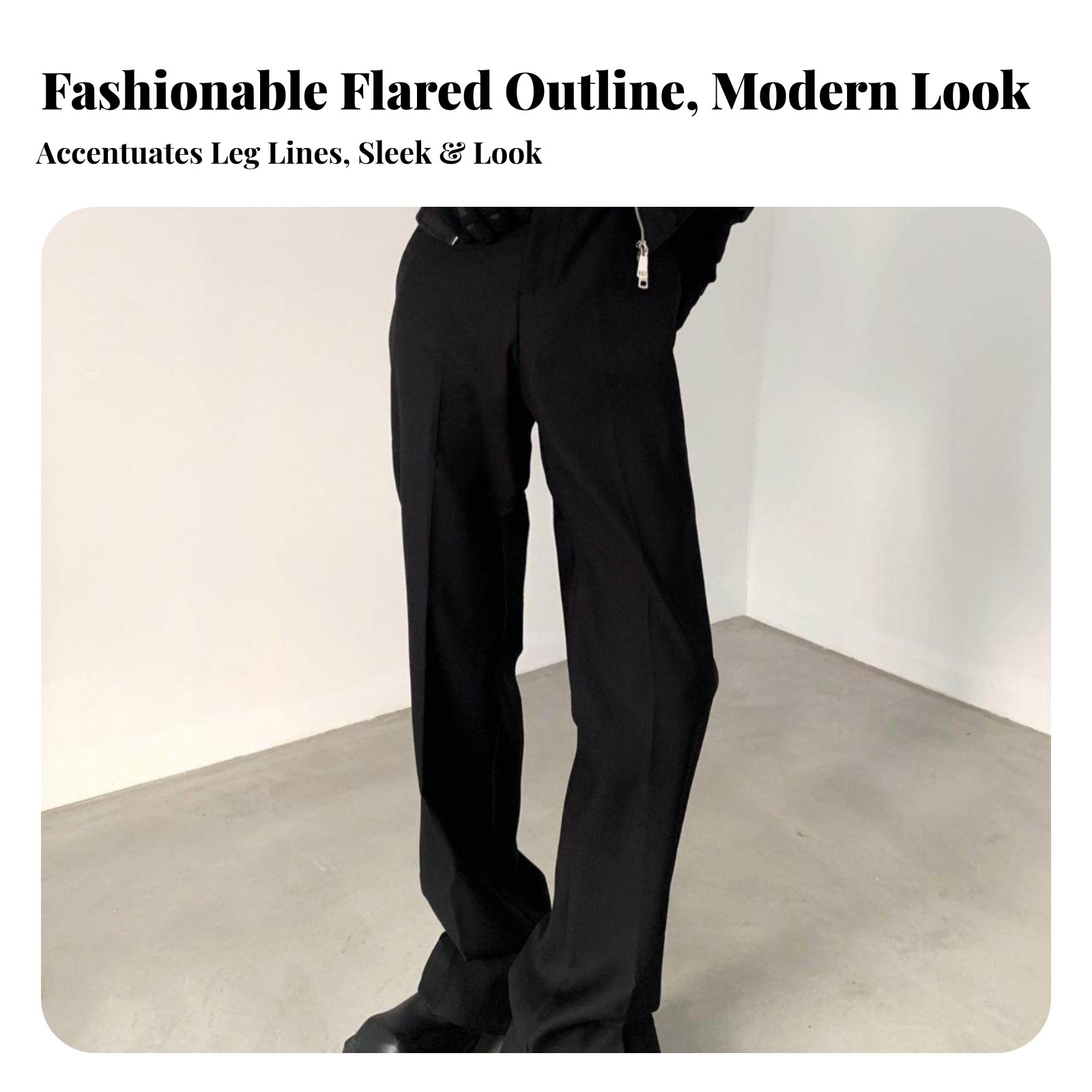 Split-Split-Leg Flaredd Trouse - Fashion Men Vogue recensione e prezzo