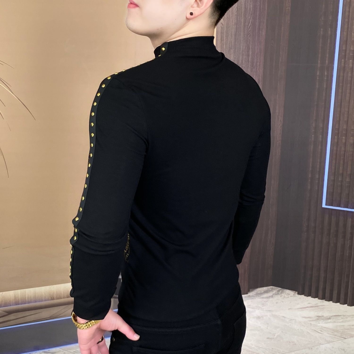 New long-sleeved tops for fash - Men Fashion Upper recensione e prezzo