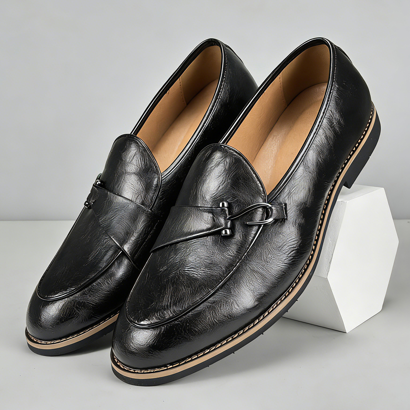 Classic Retro Dress Leather Sh - Suede Loafers Men recensione e prezzo