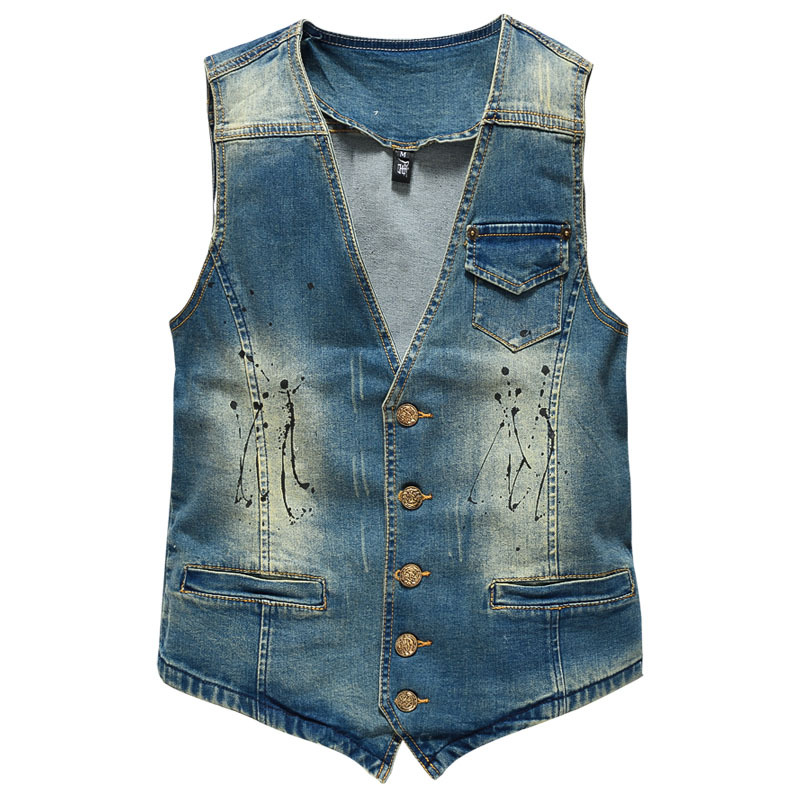 Spring Autumn New Fashion Men' - Men'S Fashion Vest With Jeans recensione e prezzo