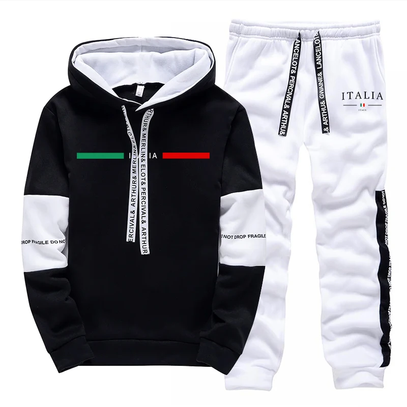 Fashion Mens Tracksuit Print C - Men'S Fashion Hoodies recensione e prezzo