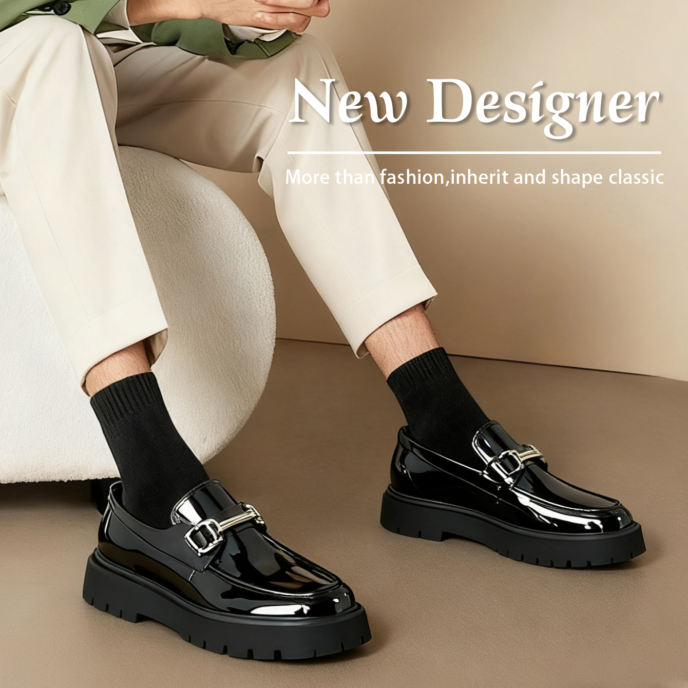 Fashion Classic Thick Sole Men - Men'S Fashion Loafers Shoes recensione e prezzo