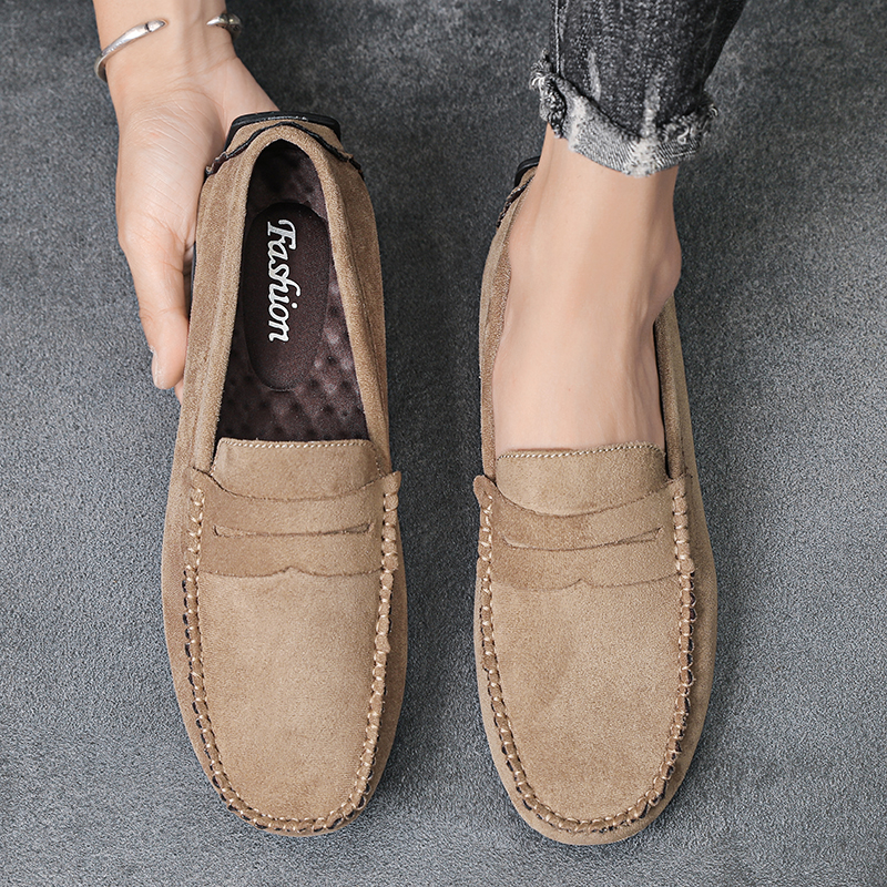 Men Suede Casual Leather Shoes - Men'S Fashion Loafers Shoes recensione e prezzo
